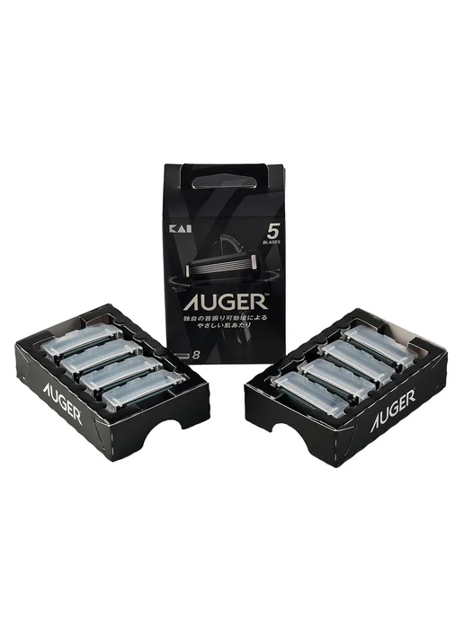 Auger Кассеты для бритвенного станка сменные 4 шт, 8 шт, фото 4
