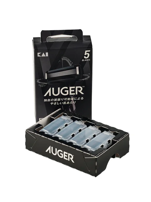 Auger Кассеты для бритвенного станка сменные 4 шт, 4 шт, фото 4