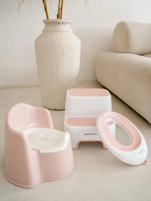 BABYROX Подставка для ног ступенька детская в ванную, белый, фото 4