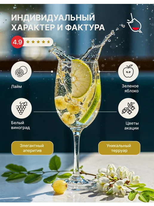 San Giuseppe Вино игристое белое брют Prosecco Treviso, белый, фото 2