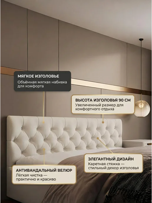 Кровать 200х200 двуспальная с ортопедическим основанием, 200x200, фото 4