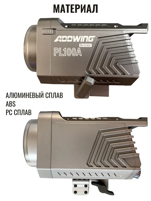 RINGRO Профессиональный светильник ADDWING PL-100A, серый, фото 5