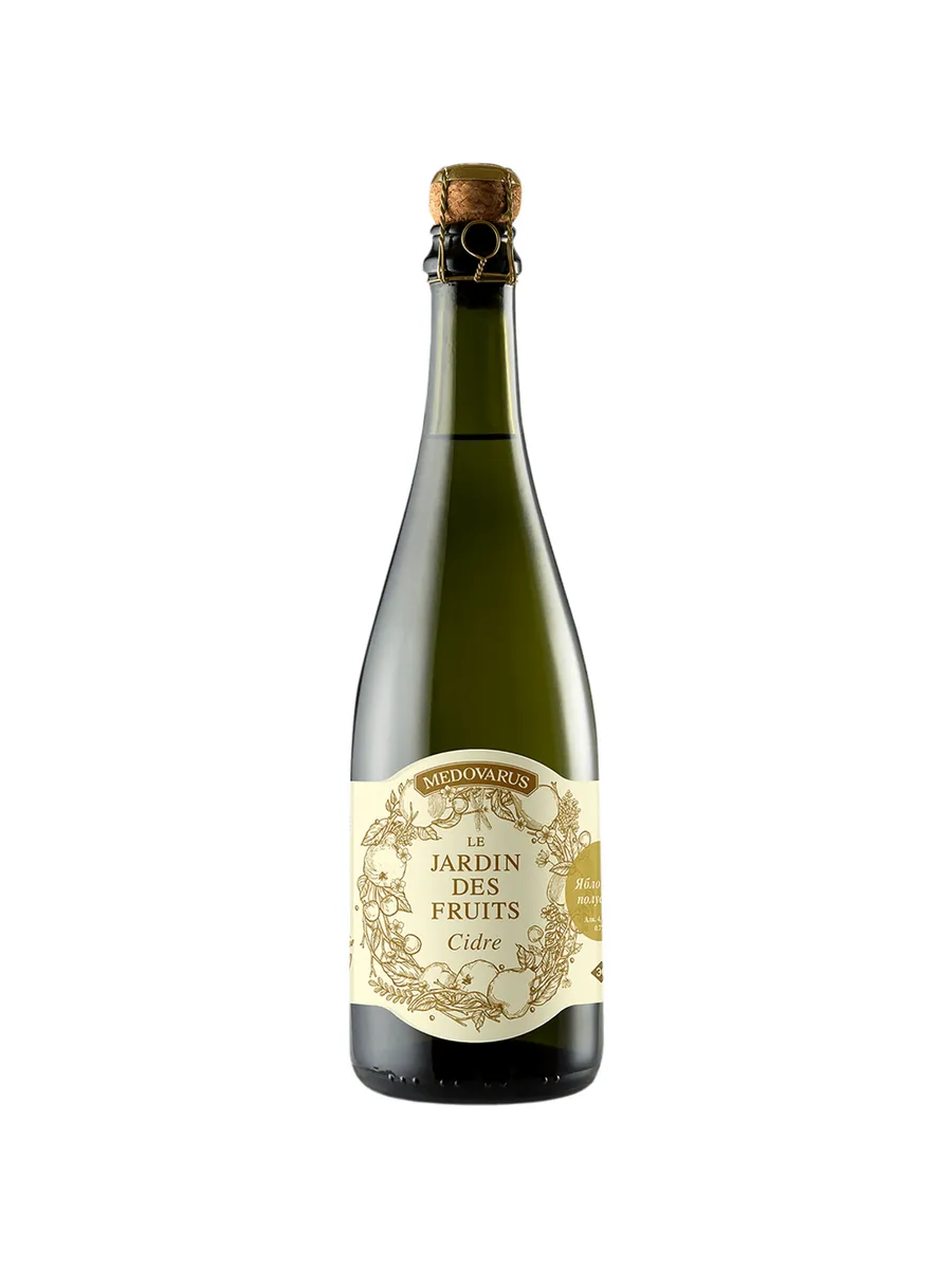 Сидр Le Jardin Des Fruits Яблочный полусух. 0,75 л