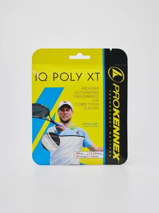 ProKennex Струна для теннисной ракетки IQ POLY XT Silver, белый, фото 6
