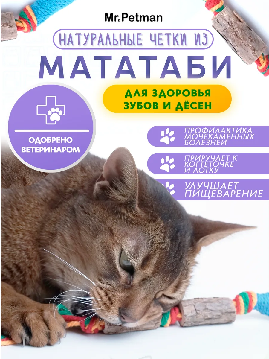 Игрушка для кошек палочки мататаби для зубов