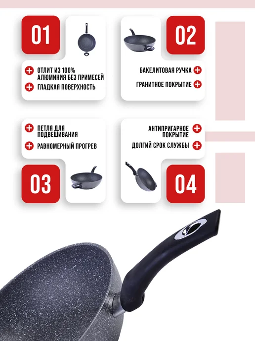 Сотейник с антипригарным покрытием - фото 8