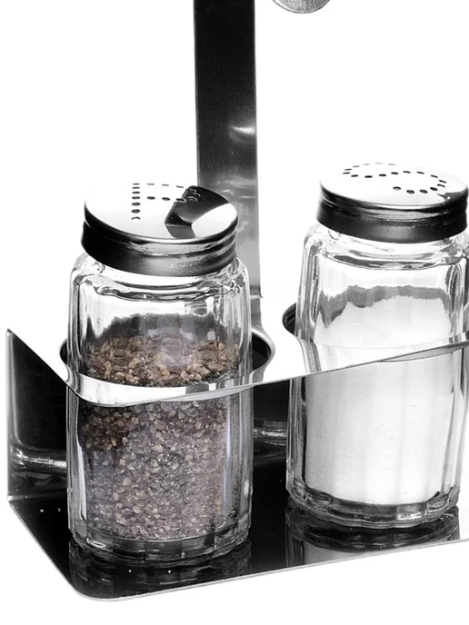 Набор для специй солонка и перечница на подставке - фото 6