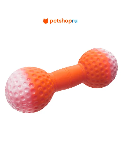 PetShop Игрушка для собак с пищалкой оранжевая 20,5 см Yami Yami, оранжевый, фото 2