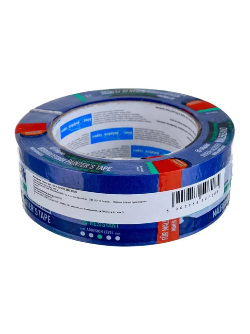 BLUE DOLPHIN Лента малярная Painters Tape 38 мм х 50 м синяя, 50 м, фото 2