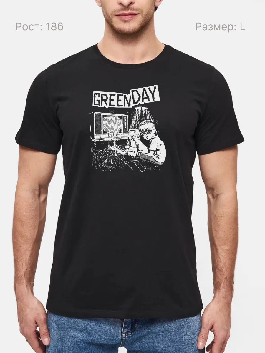 Футболка Green Day панк