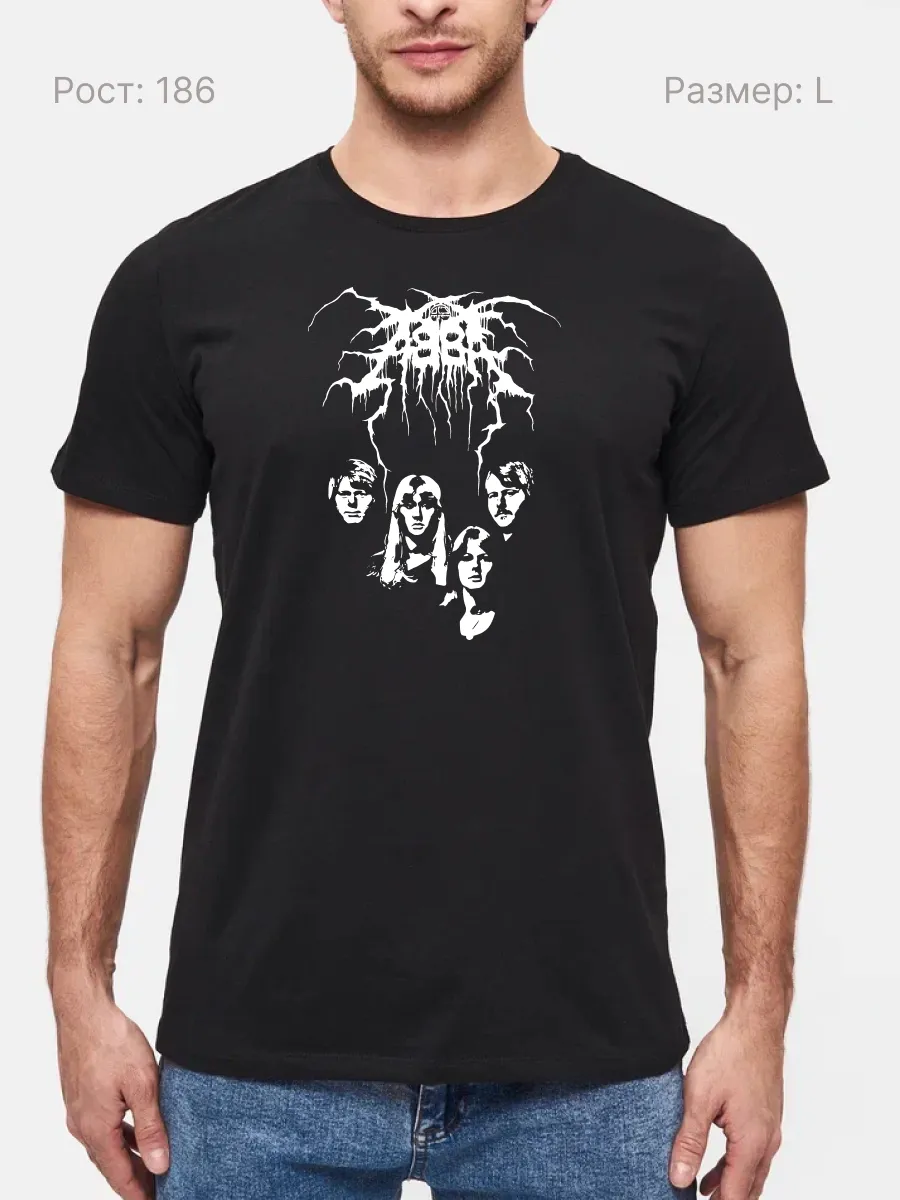 Футболка Abba в стиле метал