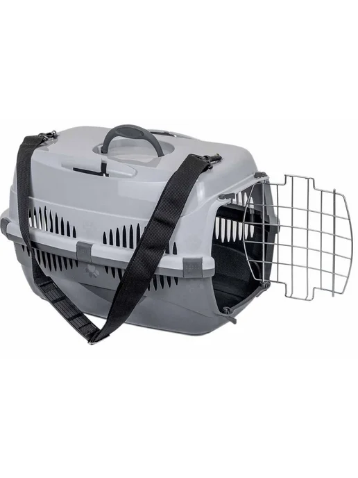 PetShop Сумка переноска для кошек и собак 58х41х36см Yami Yami, серый, фото 4