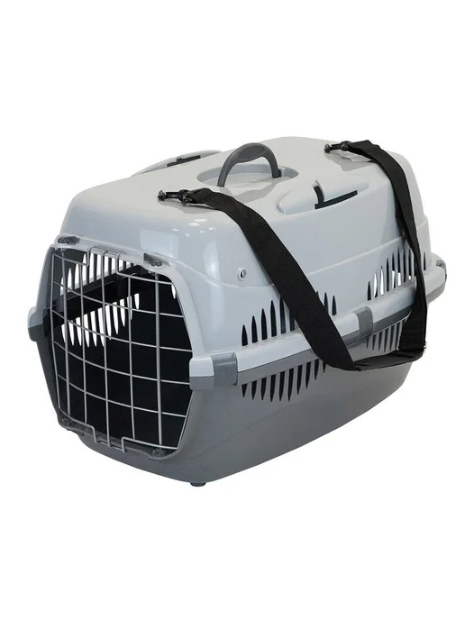 PetShop Сумка переноска для кошек и собак 58х41х36см Yami Yami, серый, фото 7