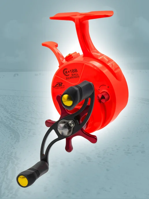columbia fishing company Катушка мультипликаторная под левую руку зимняя, черный, фото 2
