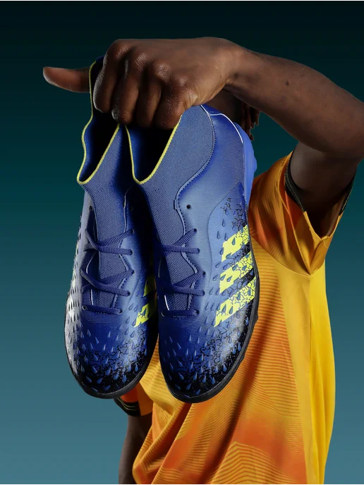 adidas Бутсы Сороконожки Predator, синий, фото 4