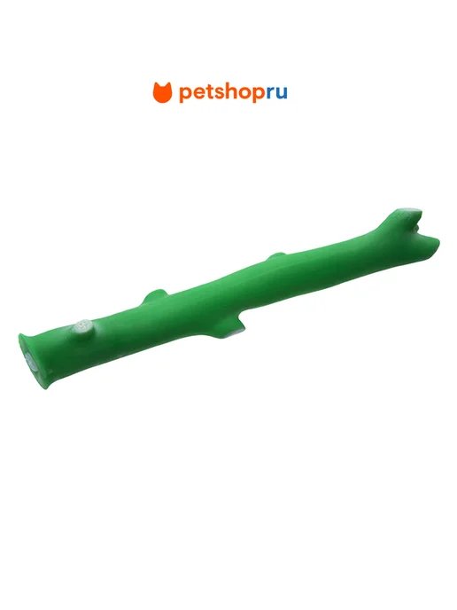 PetShop Игрушка для собак с пищалкой "Ветка" зеленая 22 см Yami Yami, зеленый, фото 2