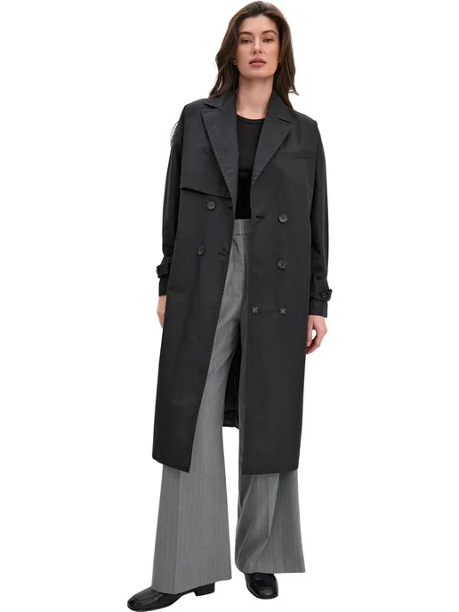 B.L.E.S Плащ Trench coat Karri, черный
