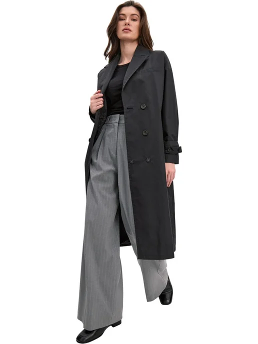 B.L.E.S Плащ Trench coat Karri, черный, фото 2