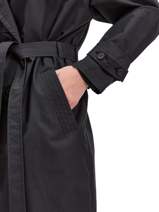 B.L.E.S Плащ Trench coat Karri, черный, фото 4