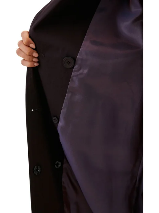 B.L.E.S Плащ Trench coat Marco, фиолетовый, фото 5