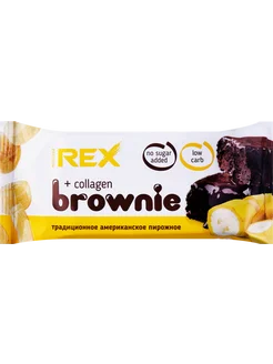 Пирожное протеиновое PROTEIN REX Брауни банановый, с Proteinrex 305032896 купить за 249 ₽ в интернет-магазине Wildberries