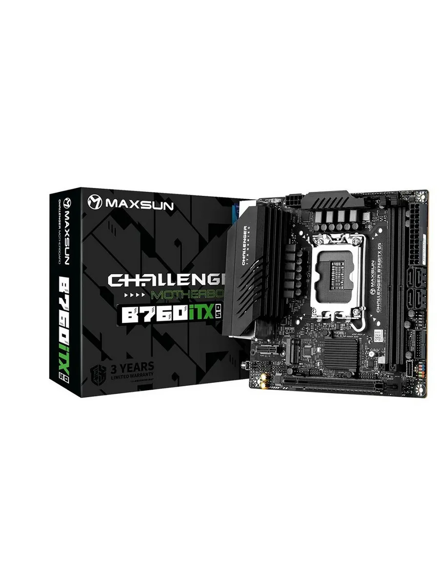 Материнская плата Challenger B760ITX LGA 1700 2хDDR V 2хM.2