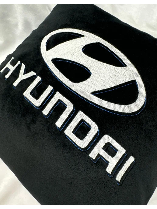 Шпулька.Art Hyundai ix35 автомобильная подушка, вышивка, 35х35 см, 35x35 см, фото 6
