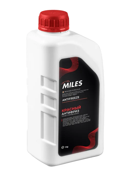 MILES Антифриз готовый G12 G12+(красный)1кг. AFR1, 1 кг, фото 4