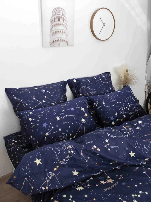 Milky Garden Пододеяльник двуспальный 175х215 см сатин хлопок, 175x215 см, фото 4