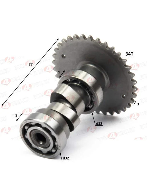 Распредвал 157QMJ 150см3, вариант