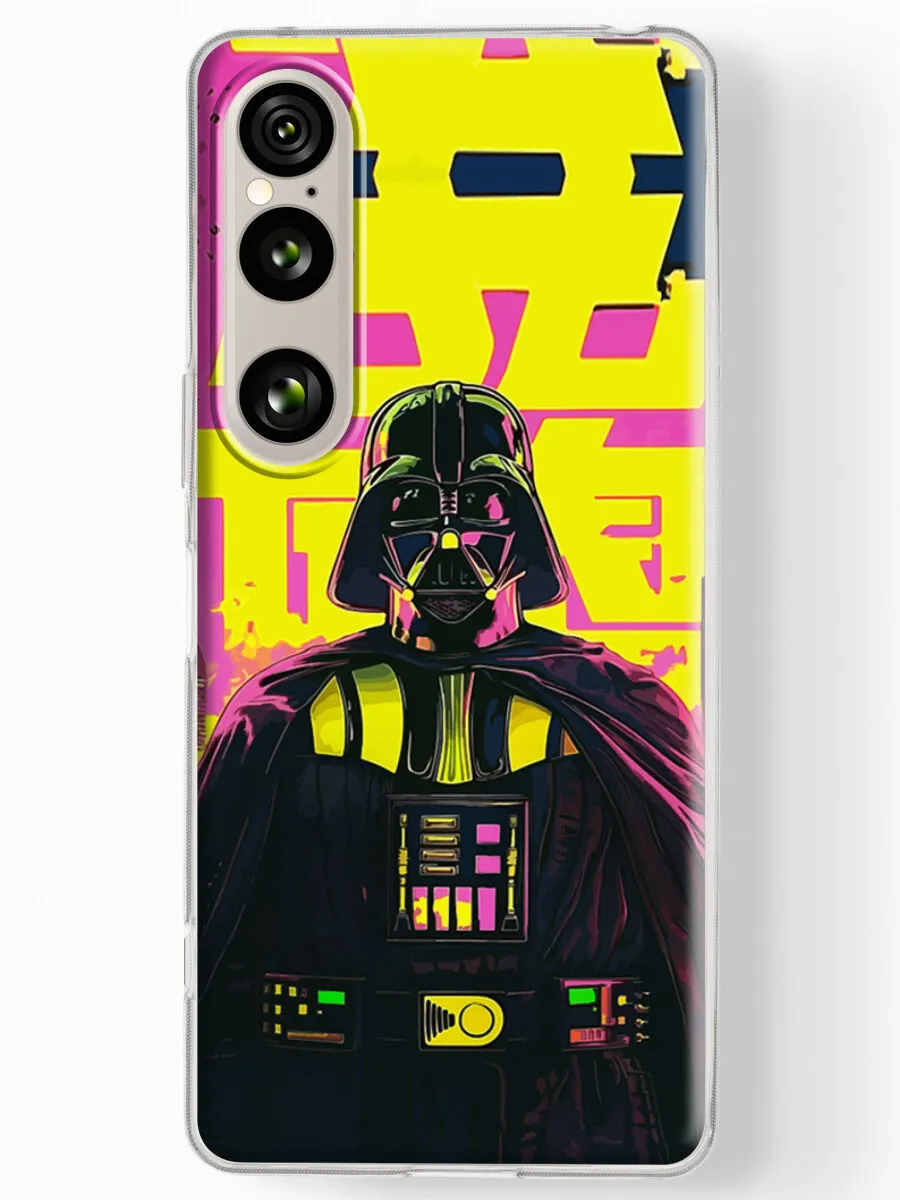 Чехол на Sony Xperia 1 VI (6) с принтом Неоновый злодей